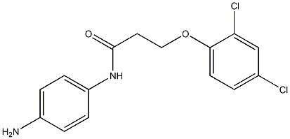 N-(4-aminophenyl)-3-(2,4-dichlorophenoxy)propanamide Structure
