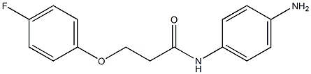 N-(4-aminophenyl)-3-(4-fluorophenoxy)propanamide Struktur