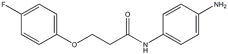 N-(4-aminophenyl)-3-(4-fluorophenoxy)propanamide Structure