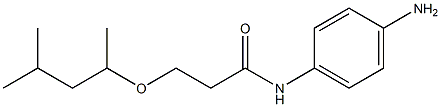 N-(4-aminophenyl)-3-[(4-methylpentan-2-yl)oxy]propanamide Struktur