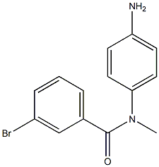 N-(4-aminophenyl)-3-bromo-N-methylbenzamide Structure