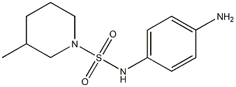 N-(4-aminophenyl)-3-methylpiperidine-1-sulfonamide Structure