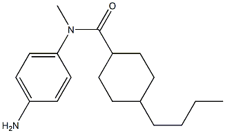 N-(4-aminophenyl)-4-butyl-N-methylcyclohexane-1-carboxamide Structure