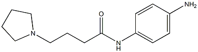 N-(4-aminophenyl)-4-pyrrolidin-1-ylbutanamide Structure