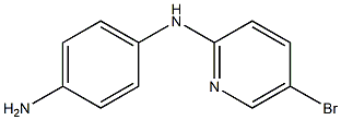 N-(4-aminophenyl)-N-(5-bromopyridin-2-yl)amine Structure