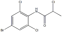 N-(4-bromo-2,6-dichlorophenyl)-2-chloropropanamide Structure