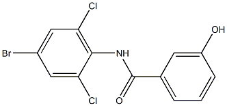 N-(4-bromo-2,6-dichlorophenyl)-3-hydroxybenzamide