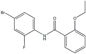 N-(4-bromo-2-fluorophenyl)-2-ethoxybenzamide 结构式
