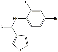  N-(4-bromo-2-fluorophenyl)-3-furamide