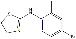 N-(4-bromo-2-methylphenyl)-4,5-dihydro-1,3-thiazol-2-amine Struktur