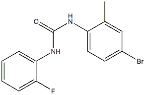  N-(4-bromo-2-methylphenyl)-N'-(2-fluorophenyl)urea