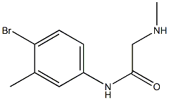 N-(4-bromo-3-methylphenyl)-2-(methylamino)acetamide Structure