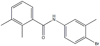 N-(4-bromo-3-methylphenyl)-2,3-dimethylbenzamide 化学構造式