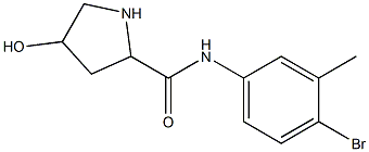 N-(4-bromo-3-methylphenyl)-4-hydroxypyrrolidine-2-carboxamide