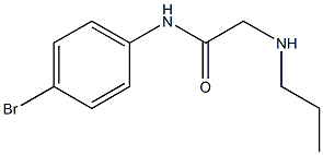 N-(4-bromophenyl)-2-(propylamino)acetamide Structure