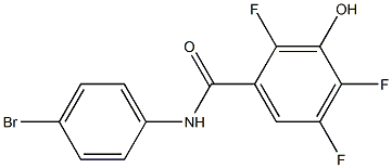 N-(4-bromophenyl)-2,4,5-trifluoro-3-hydroxybenzamide Structure