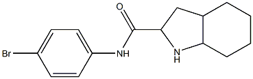 N-(4-bromophenyl)octahydro-1H-indole-2-carboxamide Structure