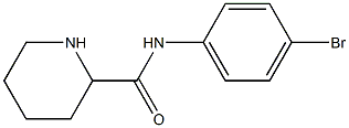 N-(4-bromophenyl)piperidine-2-carboxamide,,结构式