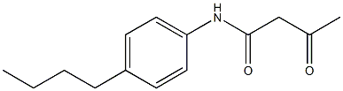 N-(4-butylphenyl)-3-oxobutanamide Struktur