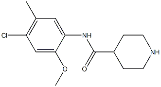 N-(4-chloro-2-methoxy-5-methylphenyl)piperidine-4-carboxamide Structure