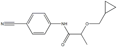  N-(4-cyanophenyl)-2-(cyclopropylmethoxy)propanamide