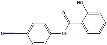 N-(4-cyanophenyl)-2-hydroxybenzamide Structure