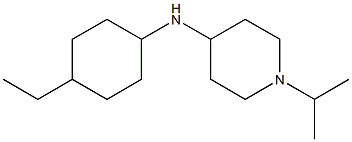 N-(4-ethylcyclohexyl)-1-(propan-2-yl)piperidin-4-amine Struktur