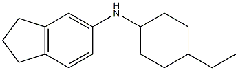 N-(4-ethylcyclohexyl)-2,3-dihydro-1H-inden-5-amine Structure