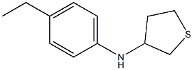 N-(4-ethylphenyl)thiolan-3-amine Structure