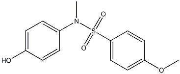 124772-07-2 N-(4-hydroxyphenyl)-4-methoxy-N-methylbenzene-1-sulfonamide