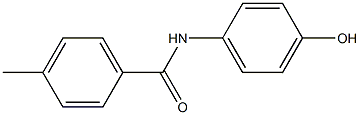 N-(4-hydroxyphenyl)-4-methylbenzamide,,结构式