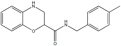  N-(4-methylbenzyl)-3,4-dihydro-2H-1,4-benzoxazine-2-carboxamide