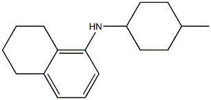 N-(4-methylcyclohexyl)-5,6,7,8-tetrahydronaphthalen-1-amine Struktur