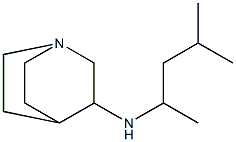 N-(4-methylpentan-2-yl)-1-azabicyclo[2.2.2]octan-3-amine Structure