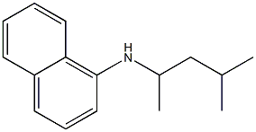 N-(4-methylpentan-2-yl)naphthalen-1-amine,,结构式