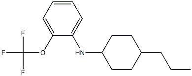 N-(4-propylcyclohexyl)-2-(trifluoromethoxy)aniline Structure