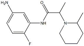  N-(5-amino-2-fluorophenyl)-2-(2-methylpiperidin-1-yl)propanamide