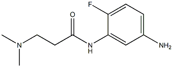 N-(5-amino-2-fluorophenyl)-3-(dimethylamino)propanamide Structure
