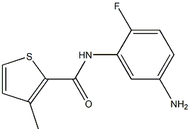 N-(5-amino-2-fluorophenyl)-3-methylthiophene-2-carboxamide Struktur