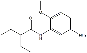 N-(5-amino-2-methoxyphenyl)-2-ethylbutanamide Structure