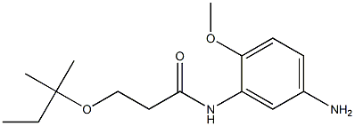 N-(5-amino-2-methoxyphenyl)-3-[(2-methylbutan-2-yl)oxy]propanamide