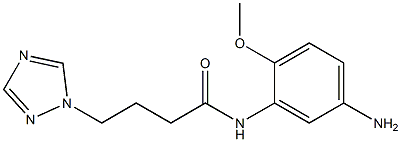  N-(5-amino-2-methoxyphenyl)-4-(1H-1,2,4-triazol-1-yl)butanamide