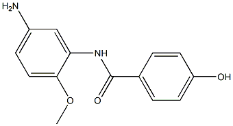 N-(5-amino-2-methoxyphenyl)-4-hydroxybenzamide,,结构式