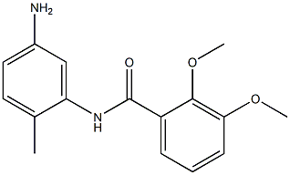 N-(5-amino-2-methylphenyl)-2,3-dimethoxybenzamide 结构式