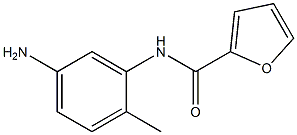 N-(5-amino-2-methylphenyl)-2-furamide 结构式