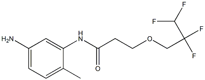 N-(5-amino-2-methylphenyl)-3-(2,2,3,3-tetrafluoropropoxy)propanamide