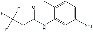 N-(5-amino-2-methylphenyl)-3,3,3-trifluoropropanamide,,结构式