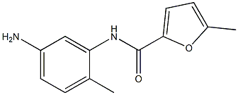 N-(5-amino-2-methylphenyl)-5-methylfuran-2-carboxamide Struktur