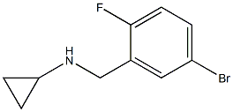 N-(5-bromo-2-fluorobenzyl)-N-cyclopropylamine Structure