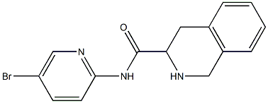 N-(5-bromopyridin-2-yl)-1,2,3,4-tetrahydroisoquinoline-3-carboxamide Structure